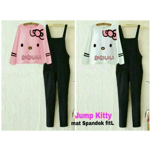 Tq88indonesia Fashion Baju Jumpsuit Wanita Terbaru / Jump kitty Cewek / Ootd