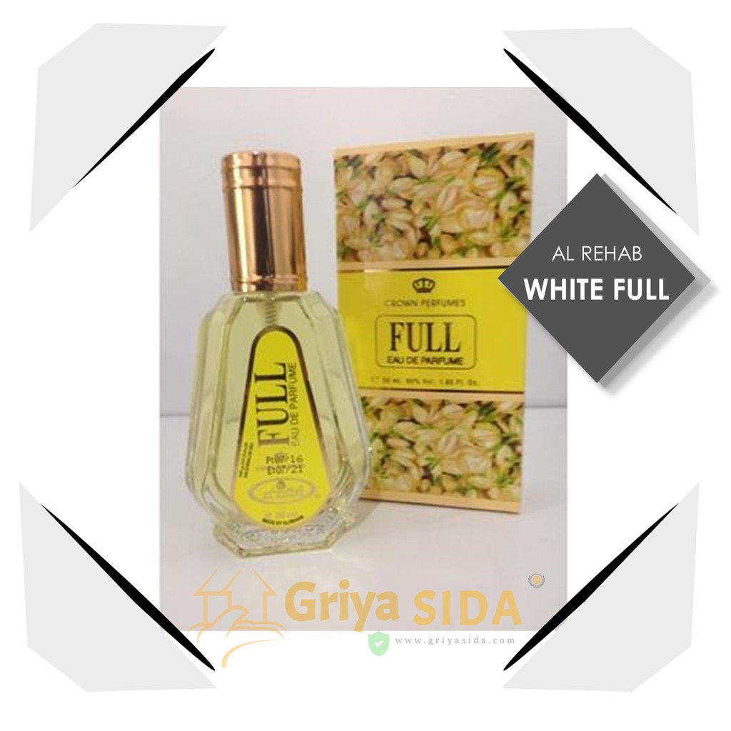 Parfum al rehab Full white 50ml original minyak wangi alrehab spray PROMO!