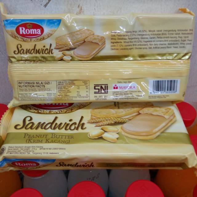 

Biscuit Roma Sandwich Peanut Butter 216gr