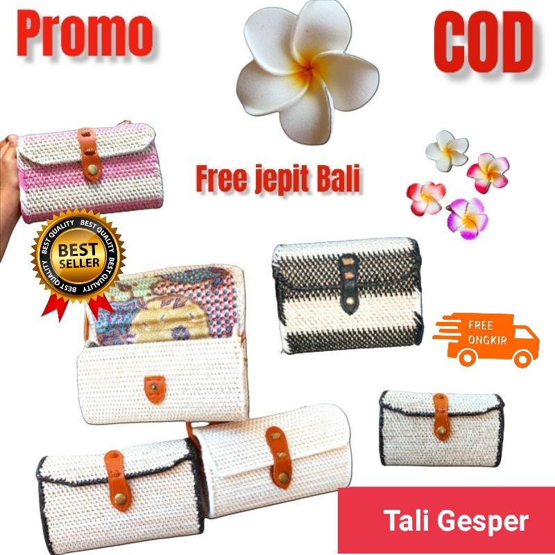 Tas rotan Bali / lombok,tas rotan termurah, tas rotan terbaru ,tas rotan model dompet /tas rotan  pe