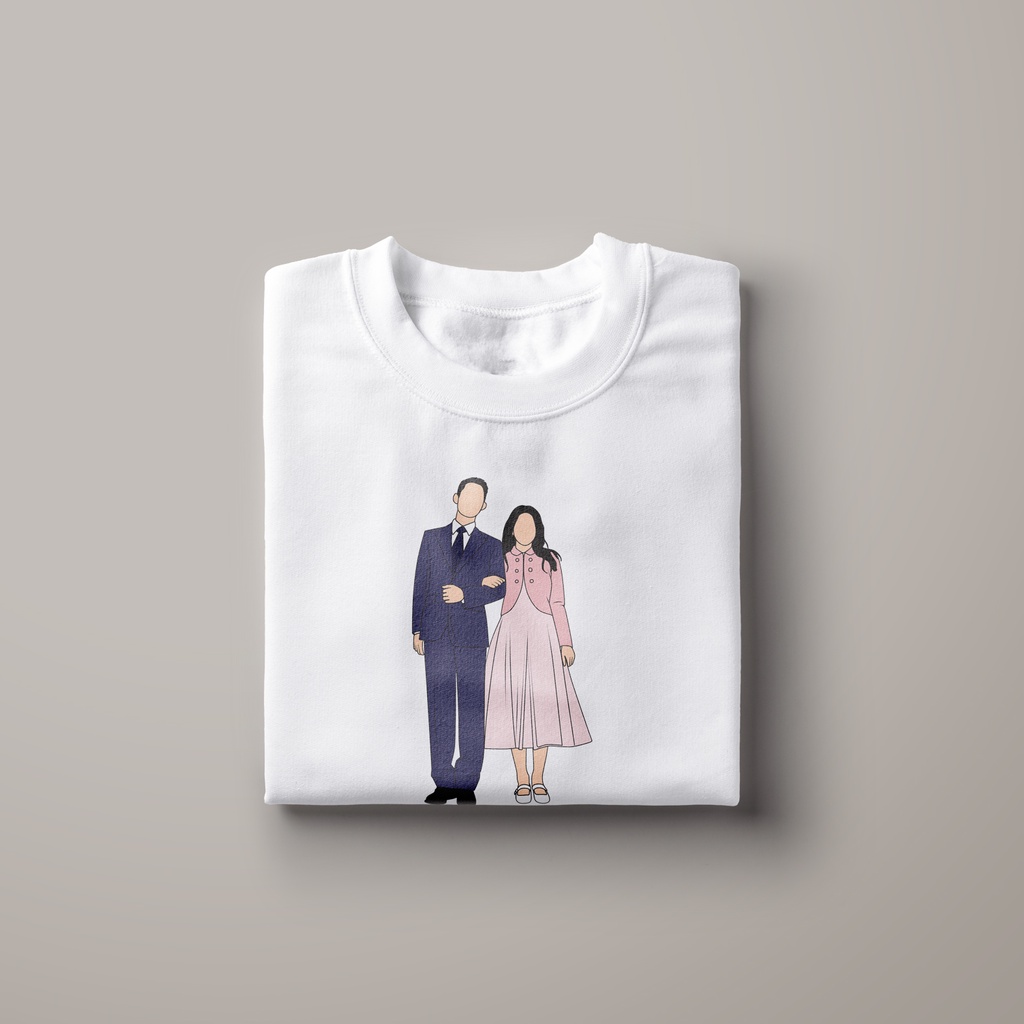 KAOS SNOWDROP DRAMA FANART T-SHIRT KOREAN DRAMA KDRAMA MERCHANDISE KAOS DRAMA KOREA JUNG HAE IN KIM 