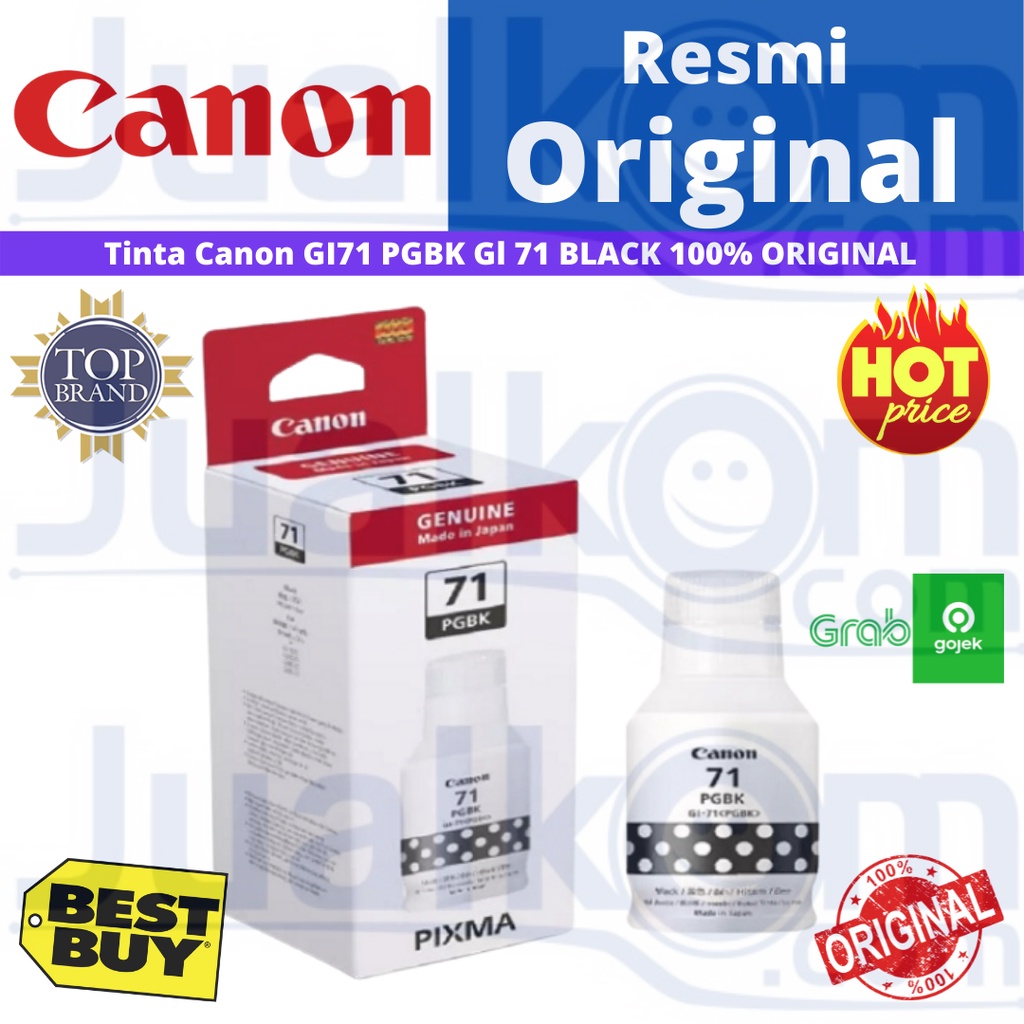 Canon Tinta GI71 PGBK GI 71 Black Original