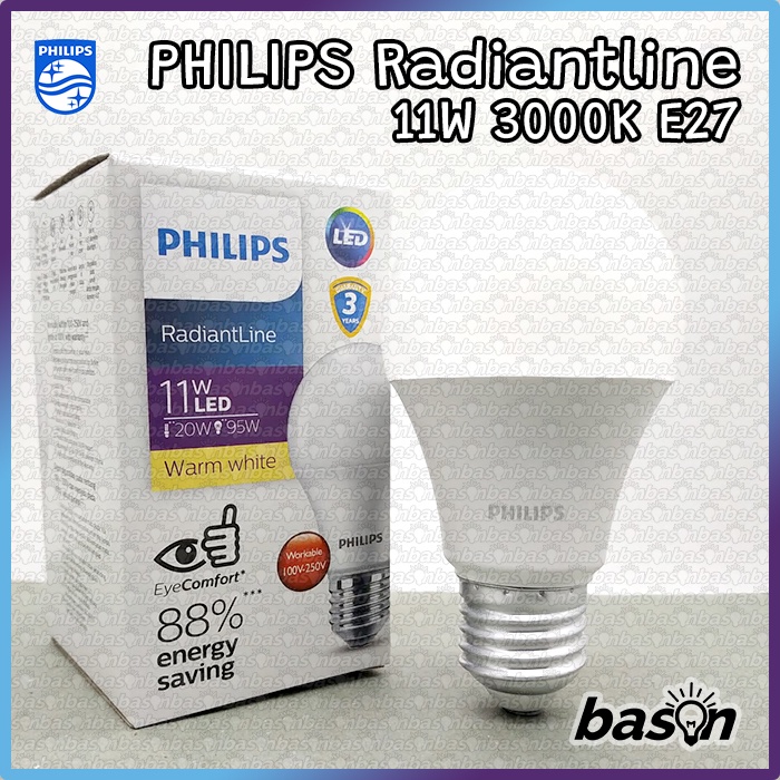 PHILIPS RadiantLine LEDBulb 11W E27 - Bohlam Lampu LED