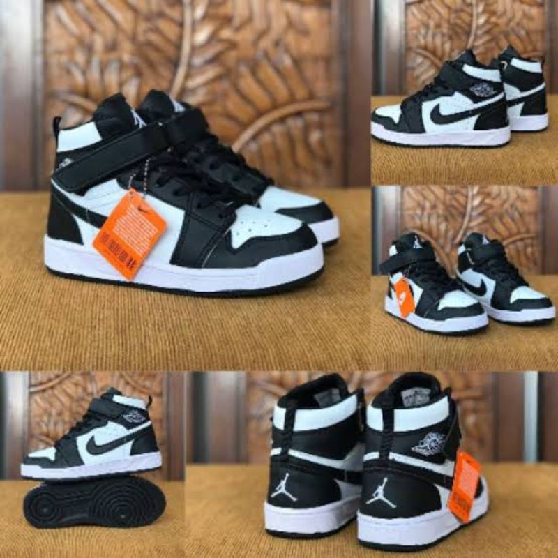 Sepatu Jordan High Retro toe Anak UK 26 - 35 Sepatu sekolah anak laki