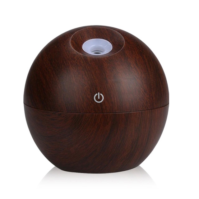 (MAINANKYU)  of Taffware Car Mini Air Humidifier Aromatherapy Oil Diffuser Wood Design 130ml - HUMI JKC01