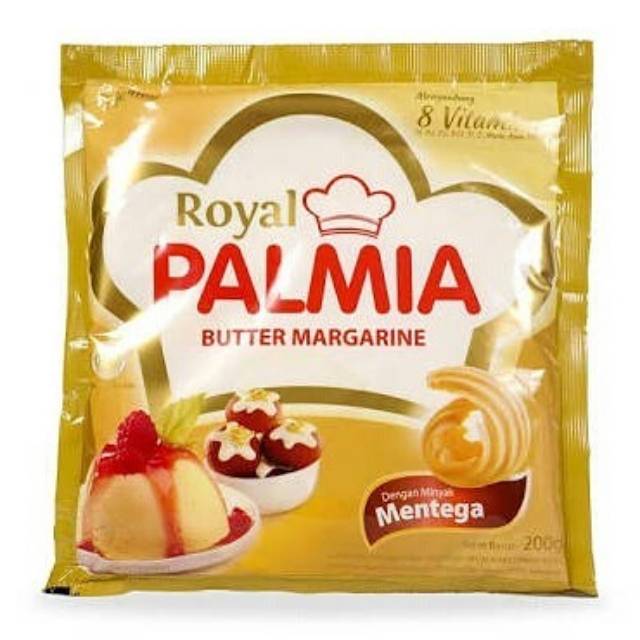 

Butter margarin Royal Palmia 200gr