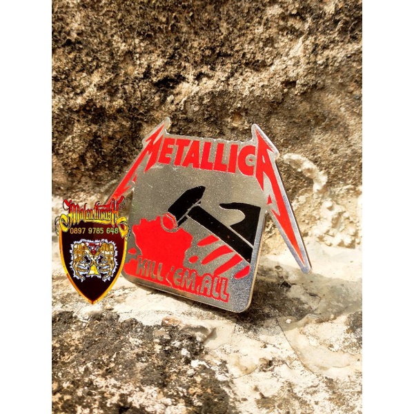 Aksesoris Pin / Bros Band Metallica