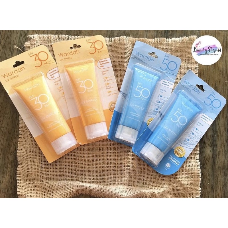 Wardah Sun Care Sunscreen Gel SPF 30 Kuning / Sunscreen Wardah Biru SPF 50