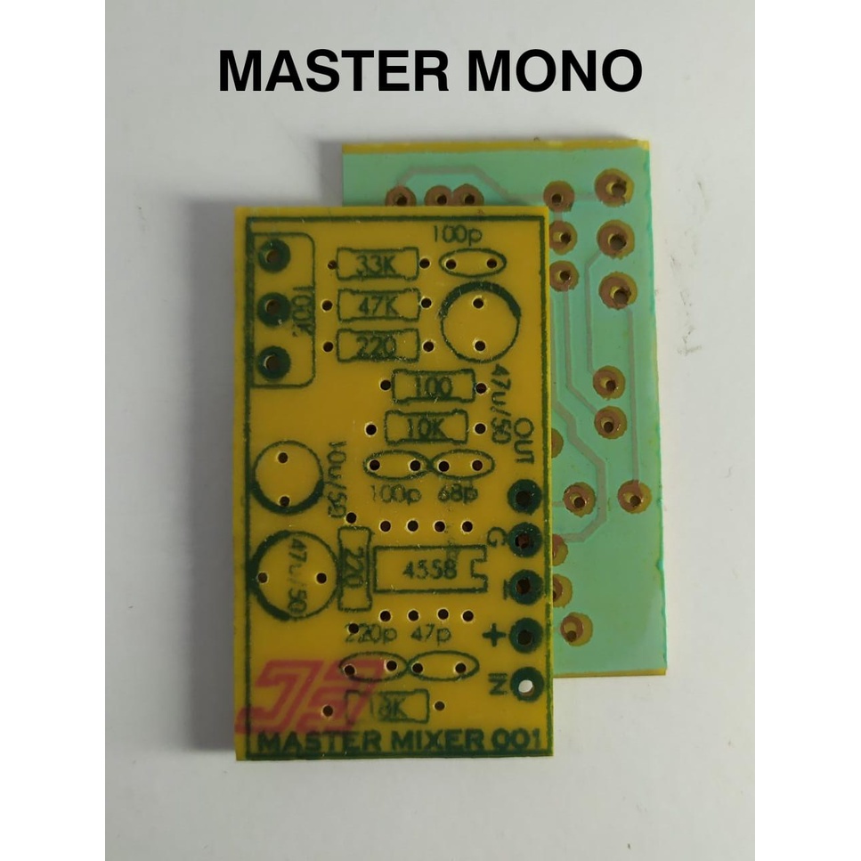 PCB Master Mixer MONO IC 4558