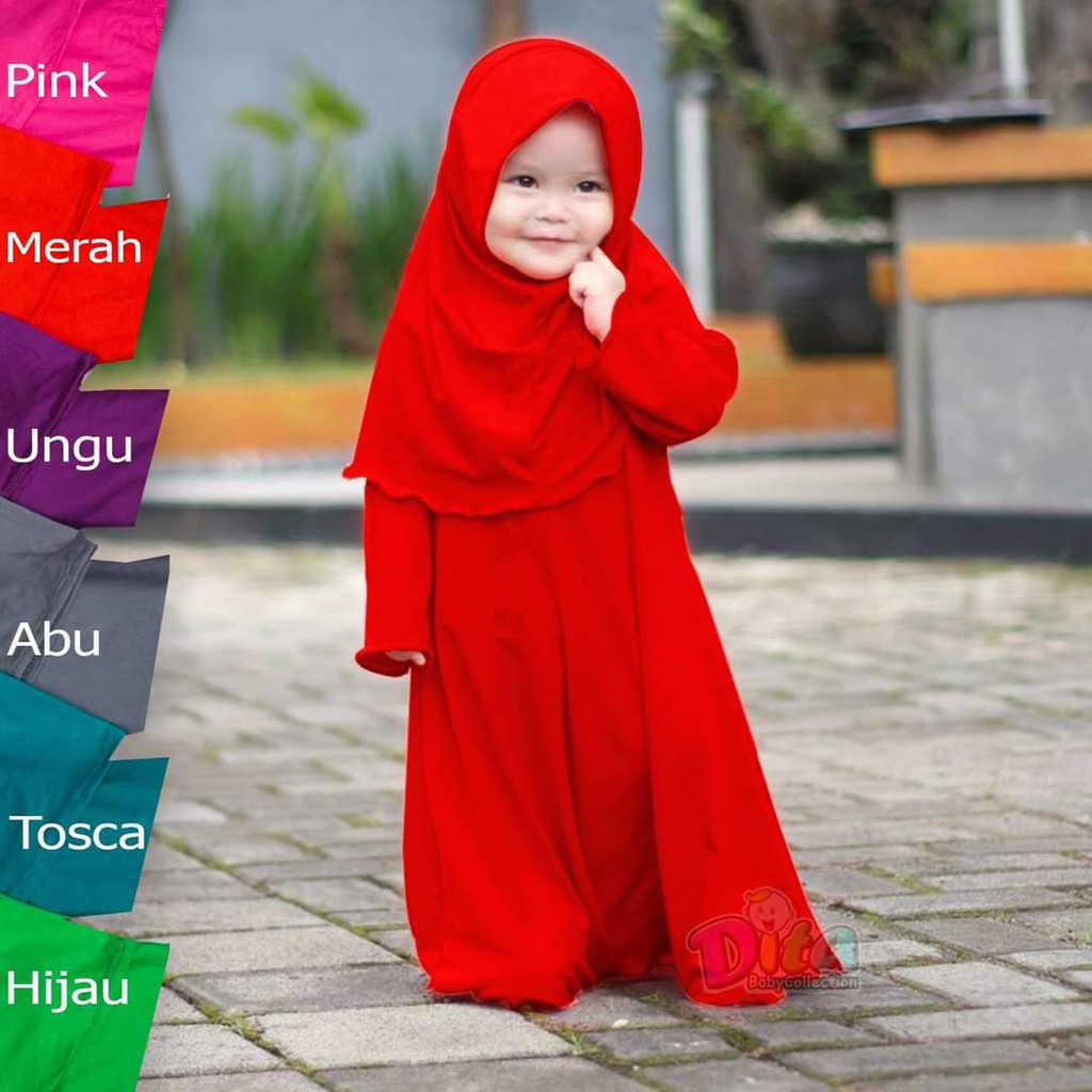 Stelan Gamis Naura Gamis Lucu murah gamis anak