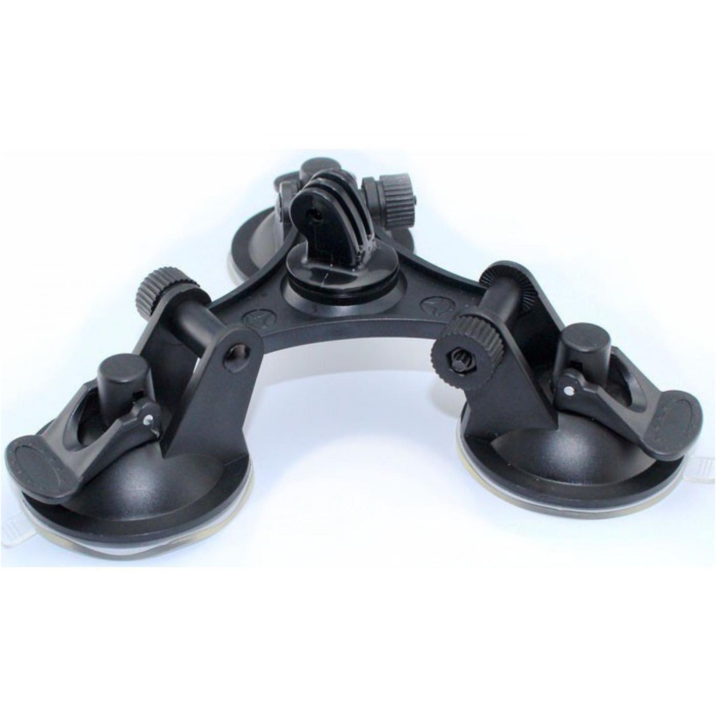 3 Feets Triangle Suction Cup Glass Mount for Xiaomi Yi 2 4K / Gopro ( Mughnii )