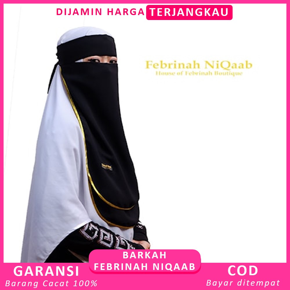Cadar Niqab Hijab Niqob Jilbab Nikab Nikob Niqop Veil Kerudung Khimar Muslim Saudia Cadar Bandana Ar