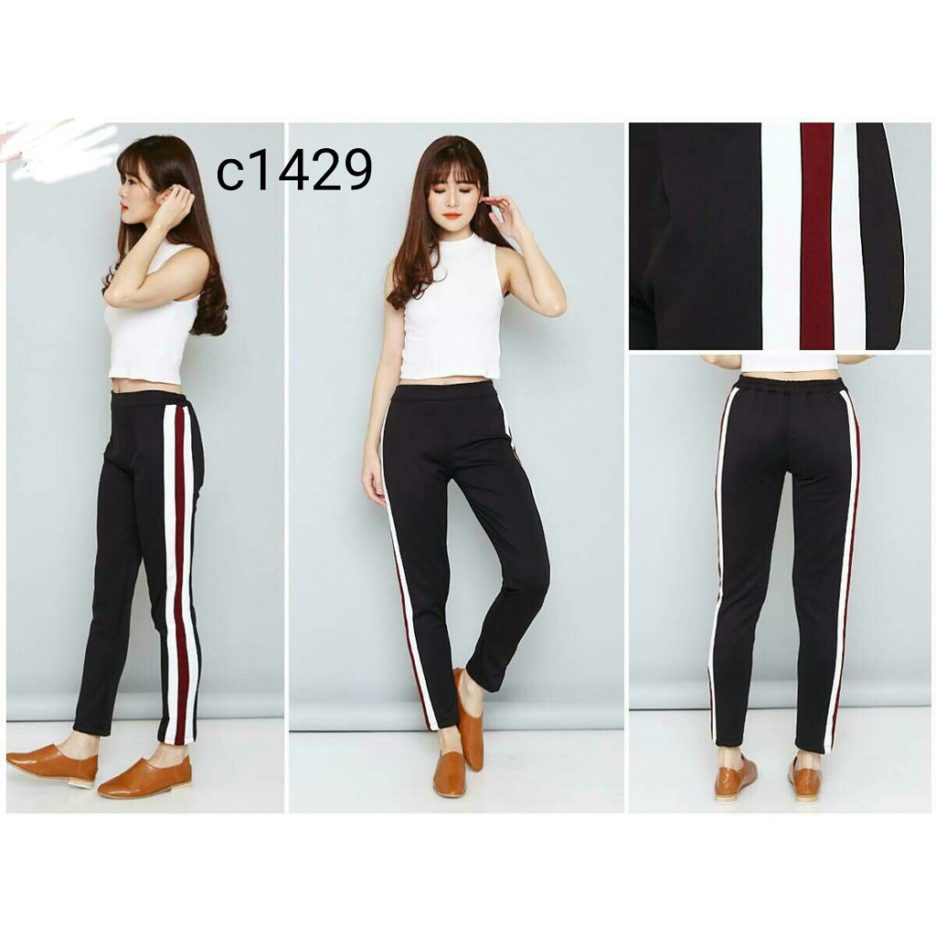 Celana Wanita Celana Scuba List 1429 Shopee Indonesia Celana Wanita Celana Scuba List 1429 Shopee Indonesia