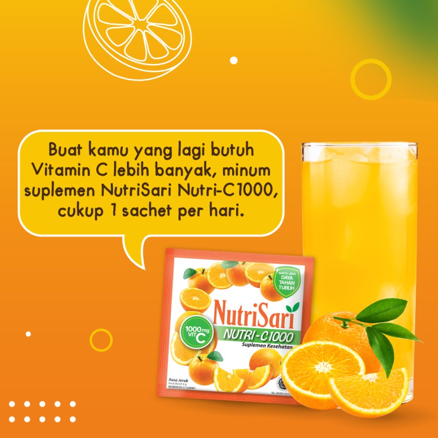 NutriSari NUTRI C-1000 Jeruk 10 Sachet