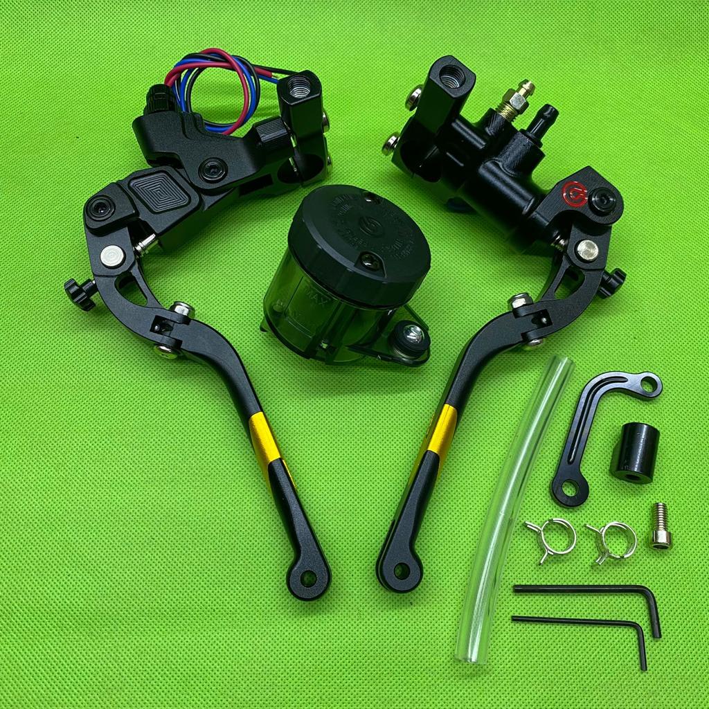 Master Rem AEROMOTIVE 1 Tabung Big Smoke + Breket Universal