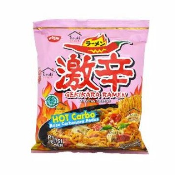 

ECERAN Nissin Gekikara Hot Carbo Porsi Besar Mie Ramen Goreng Instan Rasa Carbonara Pedas - 120gr