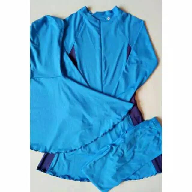 Baju Renang Muslimah Remaja / Baju Renang Muslimah Dewasa  Kerudung Panjang