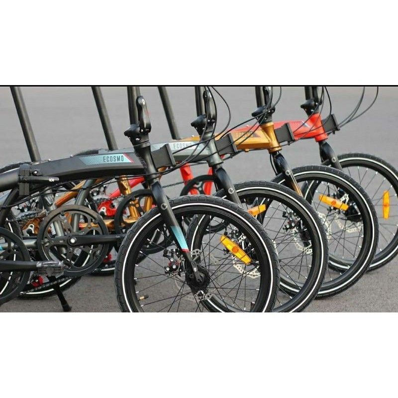 sepeda lipat 20 element ecosmo 7 ALLOY