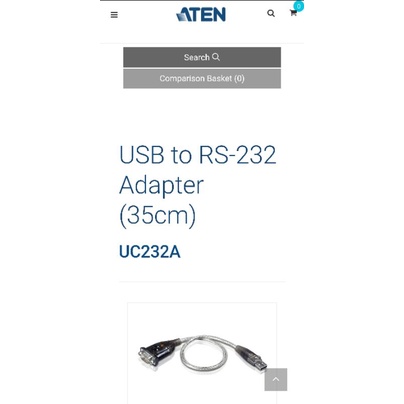 Kabel printer Aten UC232A USB - Serial converter | USB to RS-232 Adapter | USB to Serial