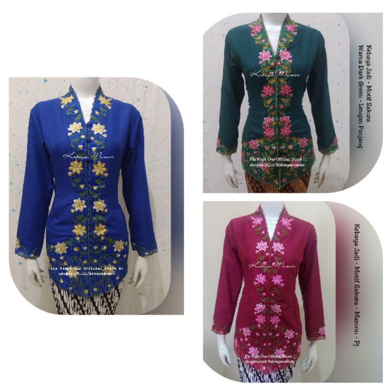 Kebaya Encim Murah. Kebaya Modern. Kebaya Encim. Kebaya Bordir. Sakura