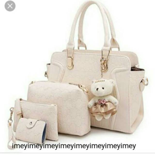 RLY68 Tas Wanita Desvacito Tas Selempang Wanita Fashion-Tas 4IN1 tanpa boneka