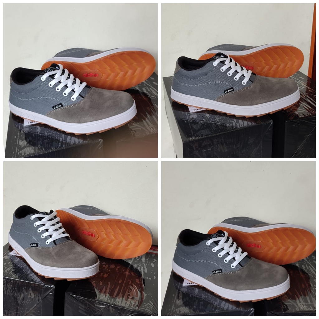 Sepatu Pria Original Sneakers Cowok Keren Buat Gaya Spatu Kets Casual Murah Aldhis SG1