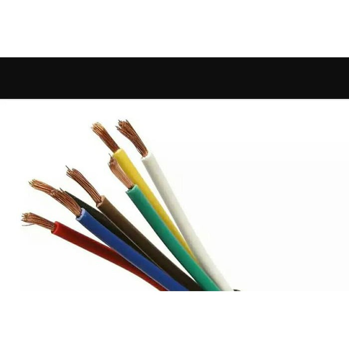 Kabel Listrik Serabut NYAF 0.75 0,75 0.75 mm 0,75 mm Perdana (Meteran) Kabel Listrik Serabut NYAF 0.