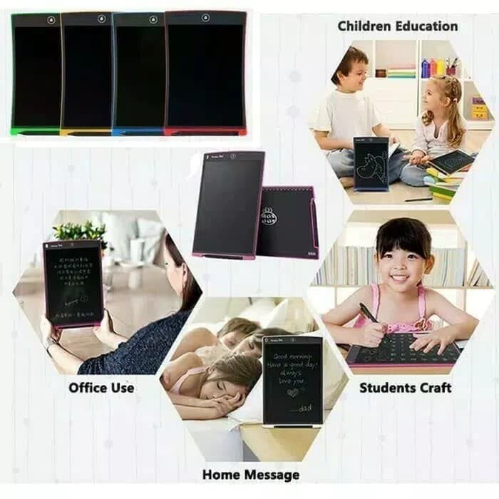 LCD Writing tablet 8.5” / Papan Tulis Anak dan Dewasa(TANPA BATERY)