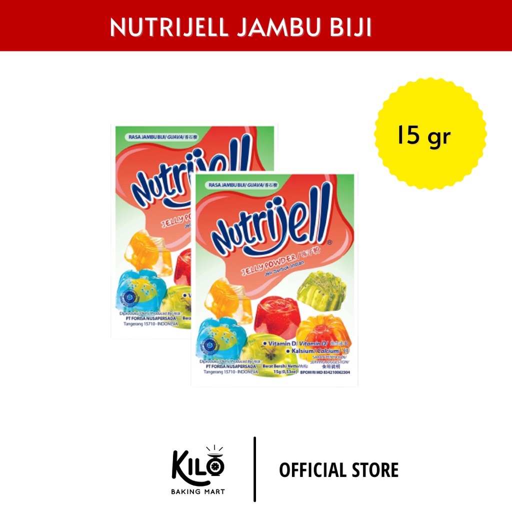 

Nutrijel Nutrijell Jambu Biji / Nutrijell Pudding Rasa Jambu Biji 15 gr