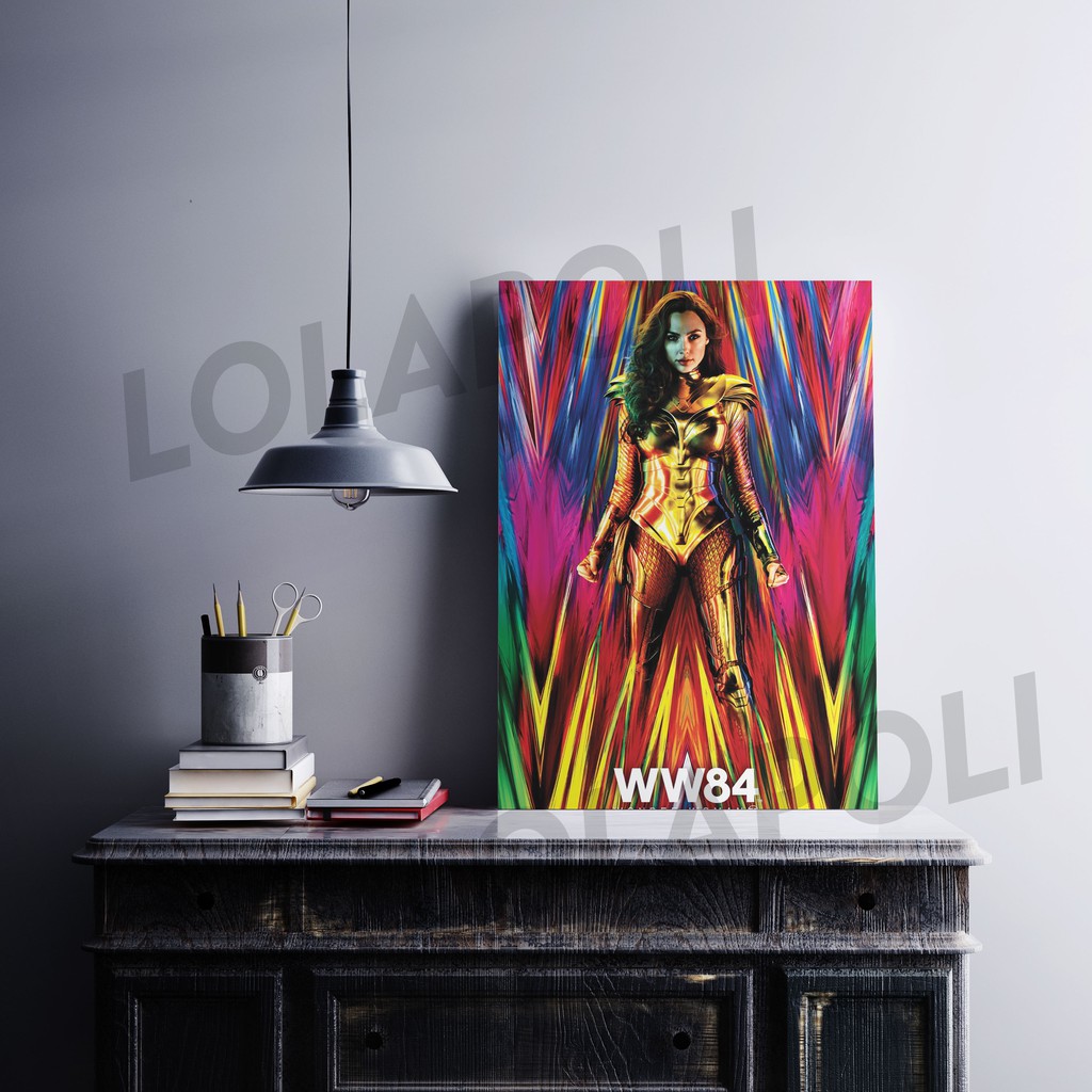 Hiasan Dinding Poster Kayu - Film Wonder Woman