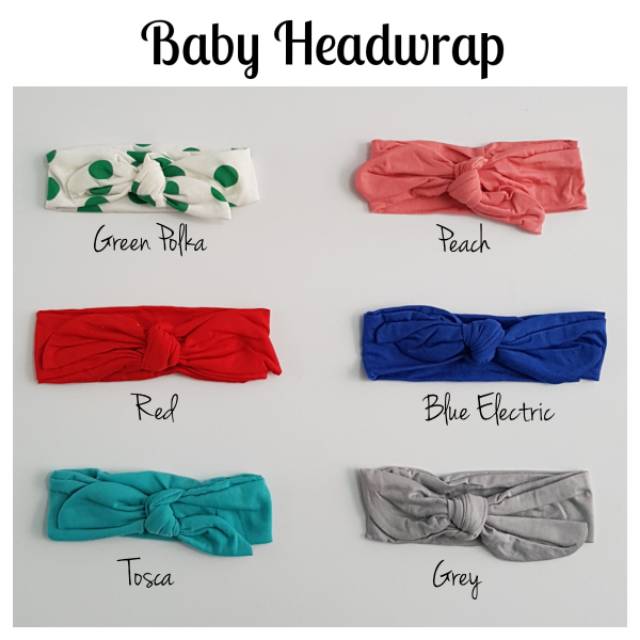 Bando Bayi Bandana Bayi - Baby Headwrap
