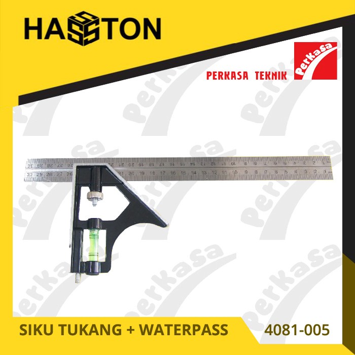 

HASSTON PROHEX 4081-005 Penggaris Siku L Waterpass 12