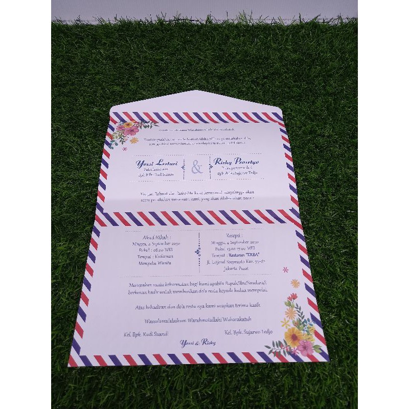 Undangan pernikahan murah model C