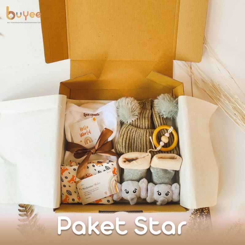 Premium Baby Hampers Buyee.gift | Kado Lahiran Bayi | Baby Gift Set | Parcel Baby Newborn