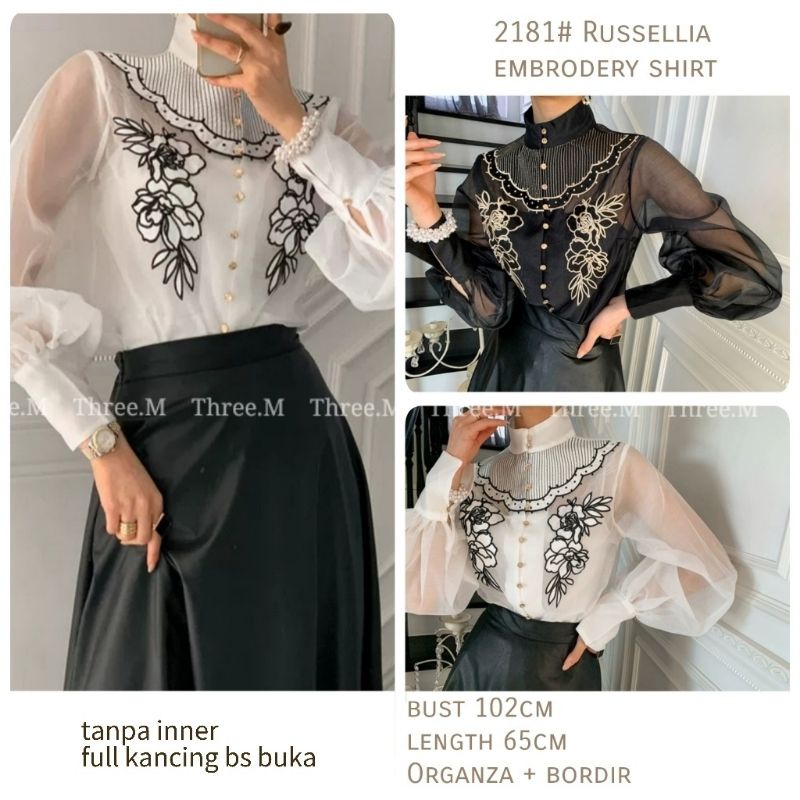 MDLV ~ BM 2181 RUSSELLIA TOP + DALAMAN TANKTOP / ATASAN LENGAN PANJANG CEWEK IMPORT / FASHION IMPORT