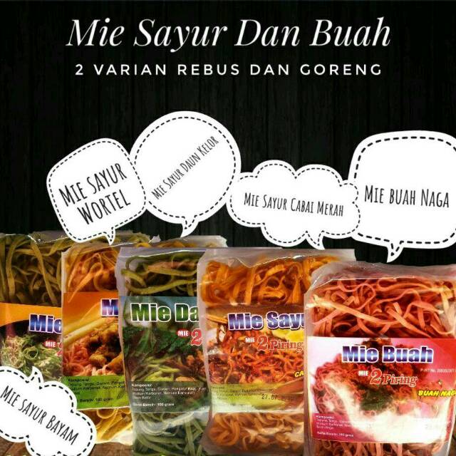 

Mie sayur cap 2 piring