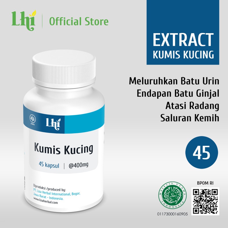Kapsul Herbal KUMIS KUCING (Liza Herbal International)