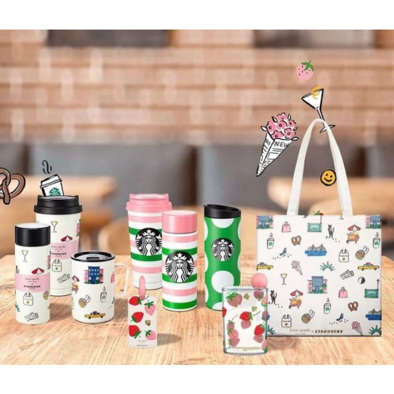 Jual EXCLUSIVE SALE Starbucks X Kate Spade New York Tumbler