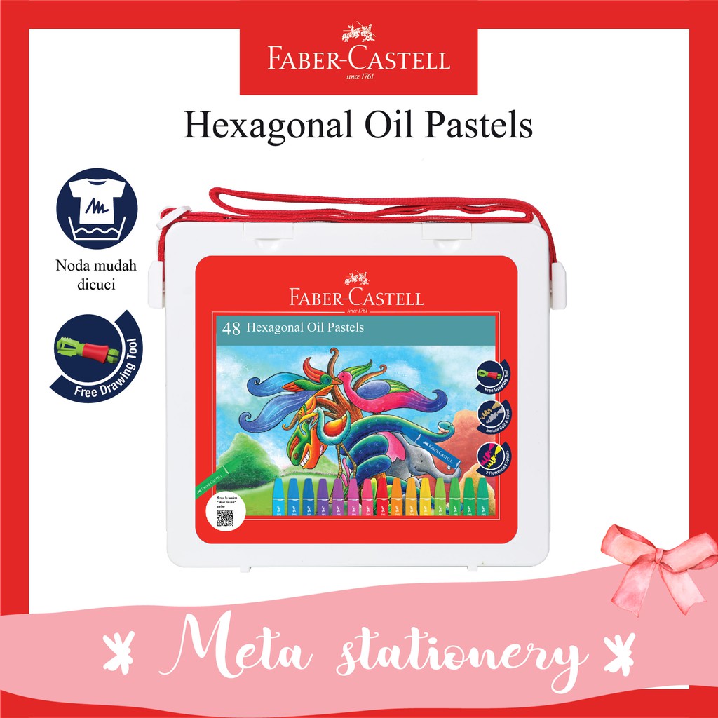 

Crayon Hexagonal Oil Pastel Faber Castell 48