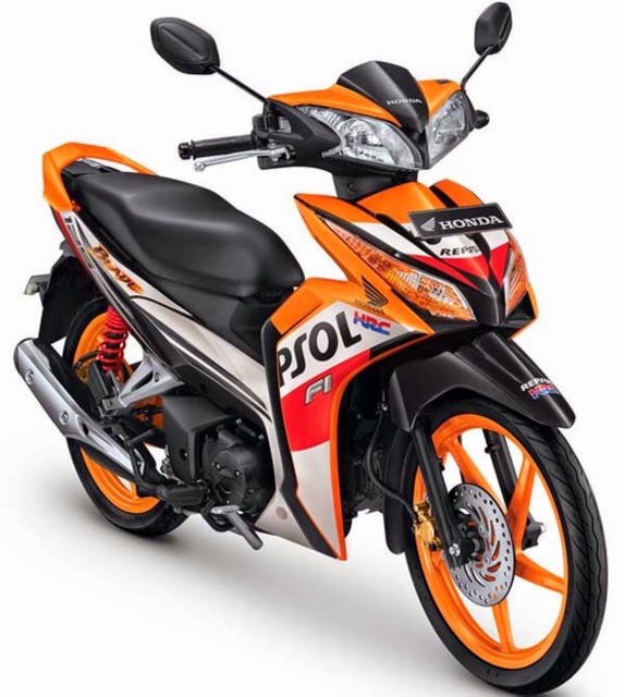 STIKER STRIPING HONDA BLADE REPSOL FI 2012