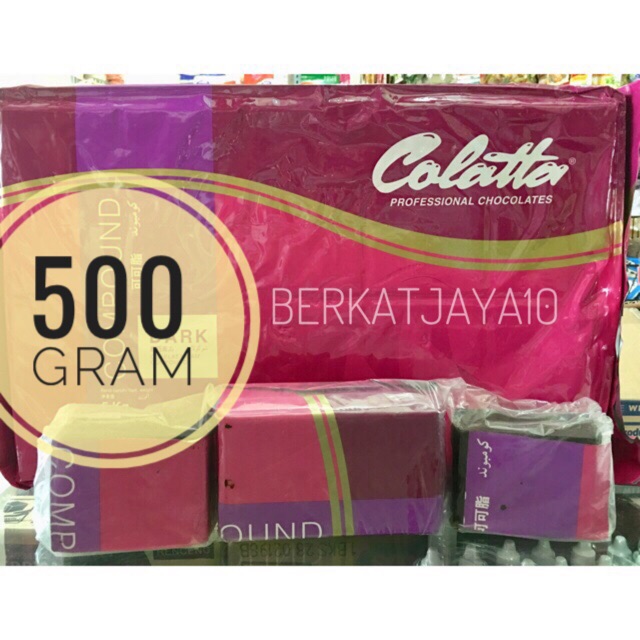 Colatta DCC 500 Gram Dark Chocolate Compound Coklat Batang ...