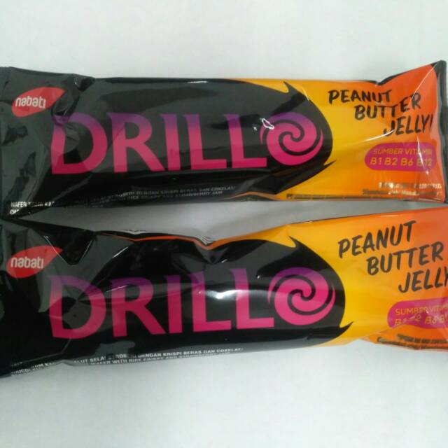 Nabati drillo 22gram peanut buter jelly