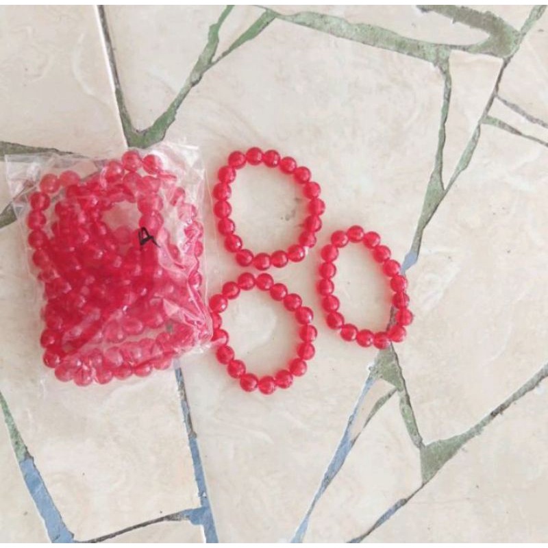 Gelang Bayi Merjan Warna Merah