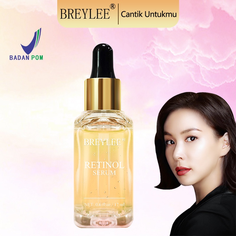 [Ori100%]Breylee Retinol Serum Wajah Repairing Essence Lifting Firming Serum Anti-aging Remove Wrinkle 17ML