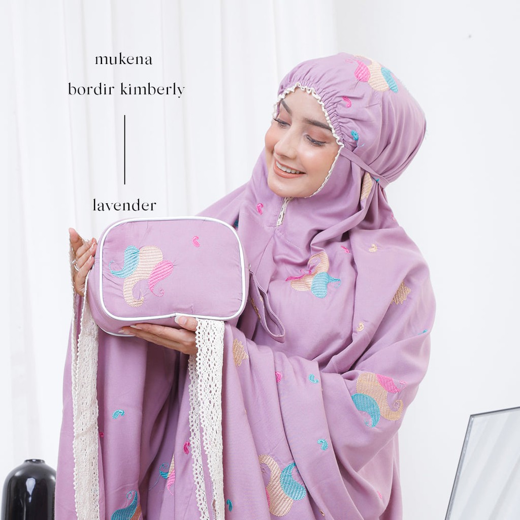 Mukena Dewasa Rayon Bordir Kimberly