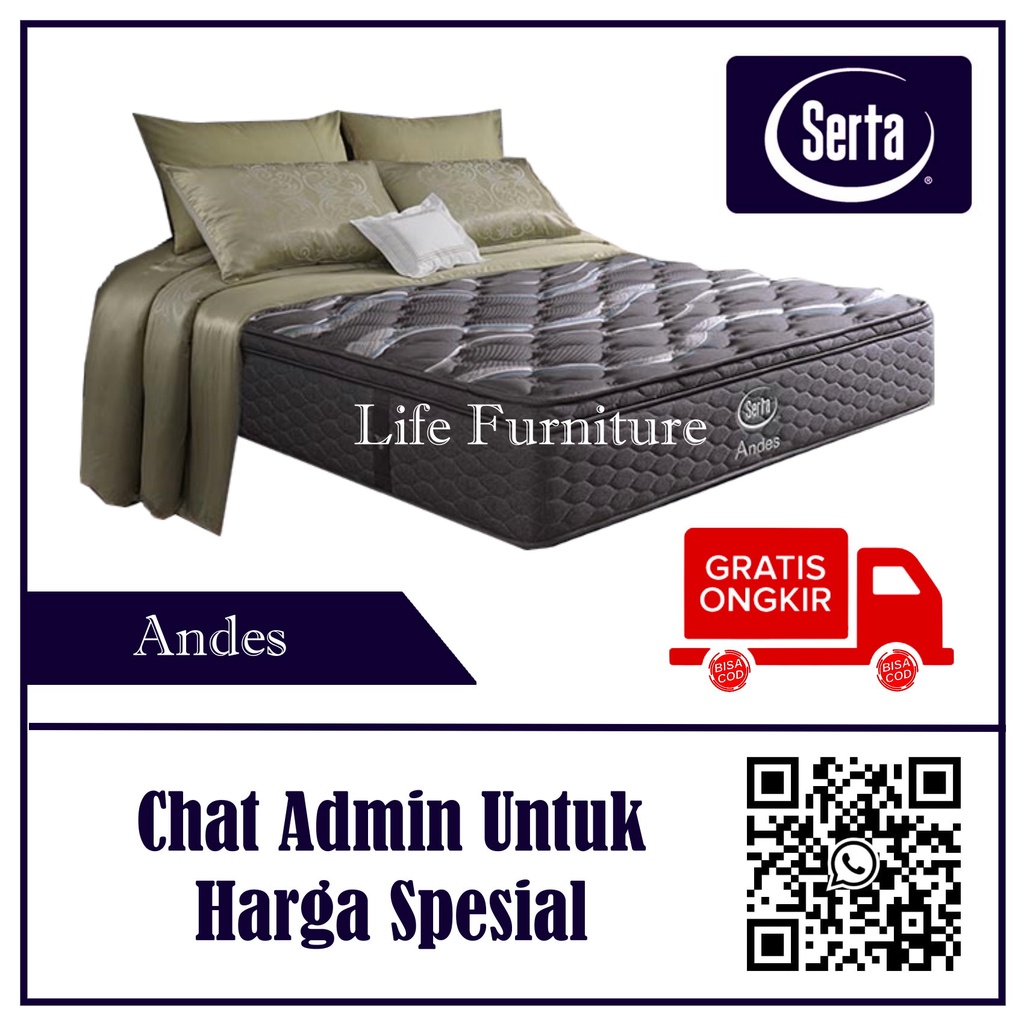Springbed Mattras Kasur Serta Andes