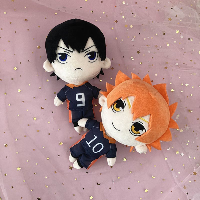 20cm Haikyuu!! Boneka Plush Toy Stuffed Doll Shoyo Kageyama Nishinoya Tsukishima Tooru Mainan Gift