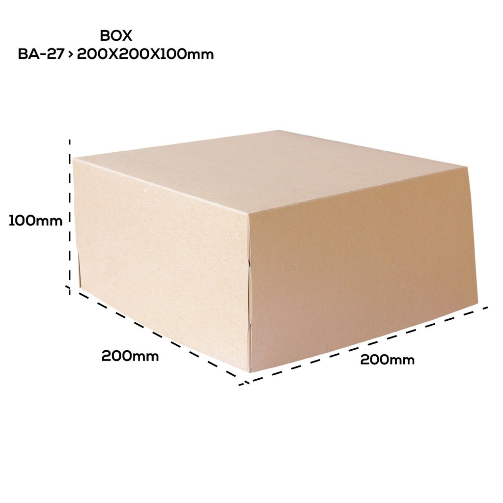 Dus 20x20x10 Bahan 325 Gsm Dus Bakery (B27K4-20X20X10 Cm)