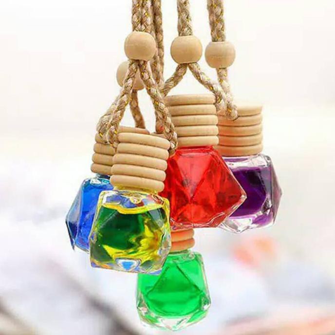 Parfum Mobil Gantung Botol Unik Car Hanging Perfume Fragrance - Purple