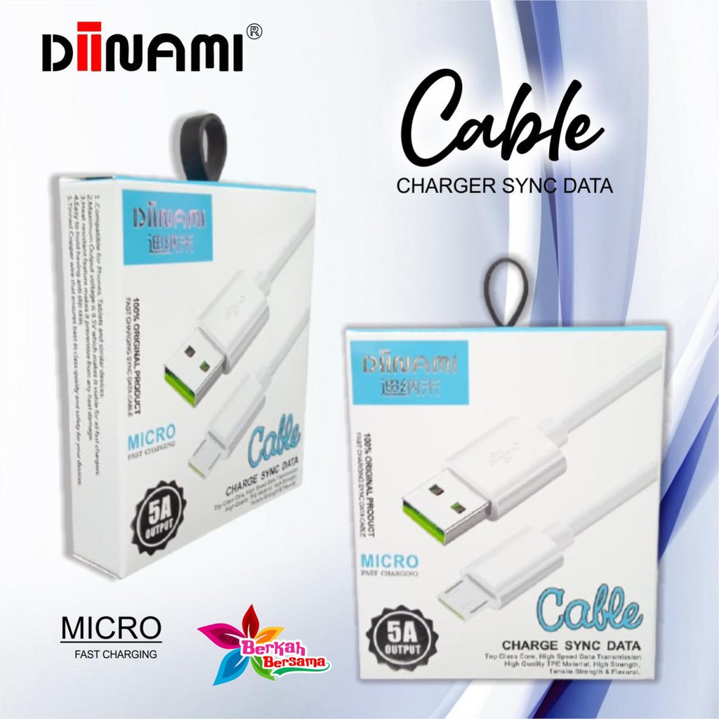 5A kabel cable data DIINAMI super Fast charcing IPHONE QUICK CHarging 1M data cable BB2661